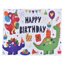 Verjaardag Hangend Stof Achtergrond Muur Vlaggen Feest Decoratie