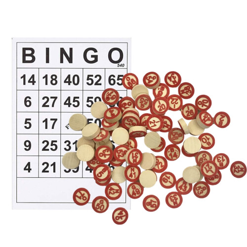 Vintage Bingo Spel 40 Kaarten