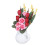 Mini kunstbloempot met plantornament 5