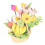 1:12 Scale Miniature Fruit & Flower Basket 5