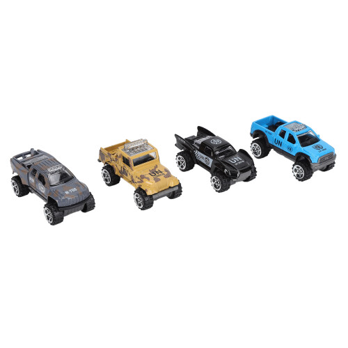 (Type B) 4x 1/64 Alloy Realistisches Pickup Rennauto 2