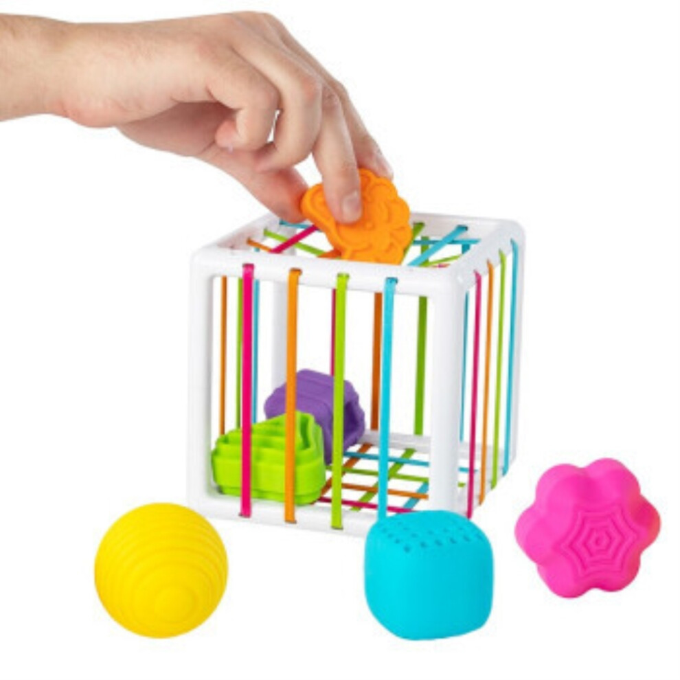 Color Cube Matching Toy Cognitive Educational Building Blocks