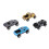 (Type B) 4x 1/64 Alloy Realistisches Pickup Rennauto 5