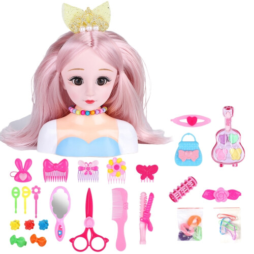 25pcs Styling Model Heads for Hairdressing & Makeup