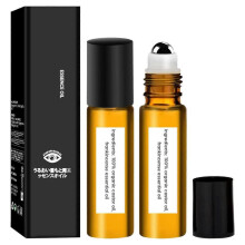 2 Pcs Eye Essence Oil Roller Ball Applicator, Castor Oil Roller, Castor Oil Frankincense Rollerball, Frankincense and Castor Oil Roller for Eyes, Bag