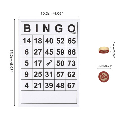 Vintage Bingo Spel 40 Kaarten 1