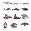 12Pcs Ocean Animal Model Set Educational Toy 2