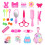 25pcs Styling Model Heads for Hairdressing & Makeup 4