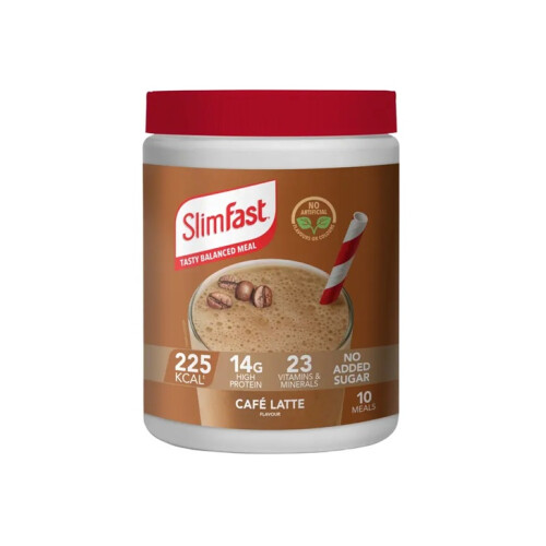 SlimFast Slimfast Powder Tin Cafe Latte 365g x3 Pack 2