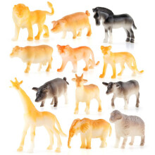 12tlg. Tierfiguren-Modell-Jungle-Lernspielzeugset für Kinder