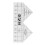 Acrylic 90 Sewing Ruler, 10in Triangular Cutting Guide for Garment Design 7