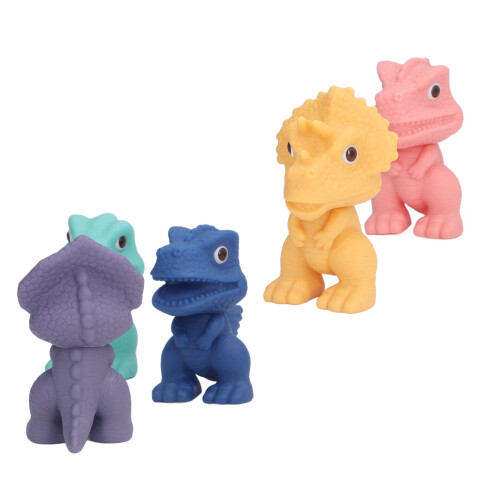 5x Silikon-Dinosaurier-Badspielzeug für Babys 2