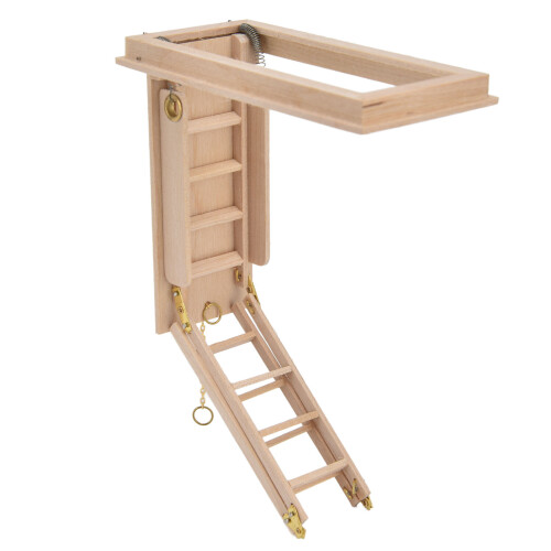Holz-Treppen für Puppenhaus einfach 1