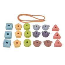 (Soft Beaded Hand Grab Toy) Baby Handpalm Bal Greep Oefening Kralen Streling