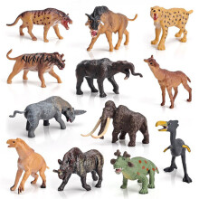 12Pcs Animal Figure Model Jungle Wild Animal Playset