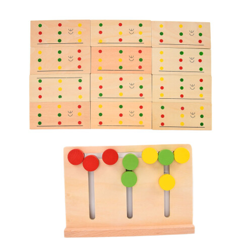 Holz-Puzzle Sortier-Spielzeug Logikspiel