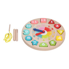 (Digital Clock) Holz-Uhren-Sortierspiel für Kleinkinder Lernen