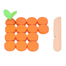 (Carrot Diced) Blocchi Legno Carota/Rapa Educazione Precoce