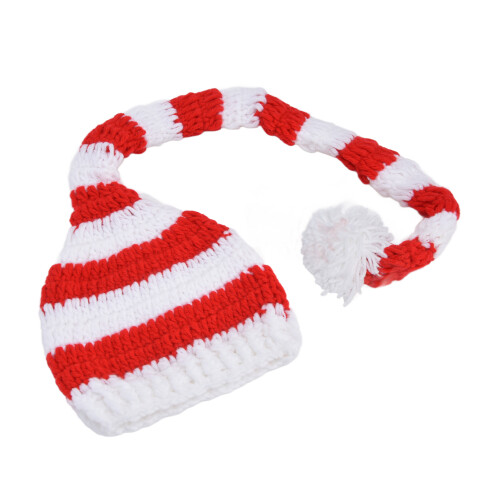 Baby Christmas Knit Santa Hat Prop 1