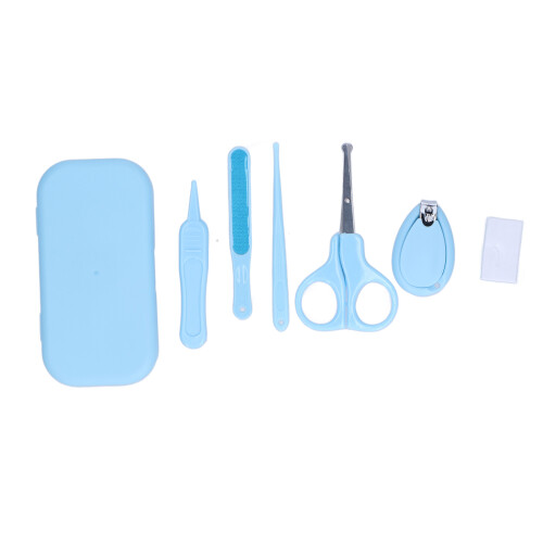 (Blue) Baby Nail Trimmer Scissors Set with Box Blue 1