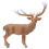 Wild Hirsch Statue Natural Realistic Tiermodell Geschenk 5