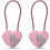 Small Combination Lock for Locker, Cable Lock with Code, Pink Padlock Combination, for Luggage, Suitcase, Gym Locker, Backpack Zipper, Cabinet, Box, 1