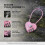 Small Combination Lock for Locker, Cable Lock with Code, Pink Padlock Combination, for Luggage, Suitcase, Gym Locker, Backpack Zipper, Cabinet, Box, 4