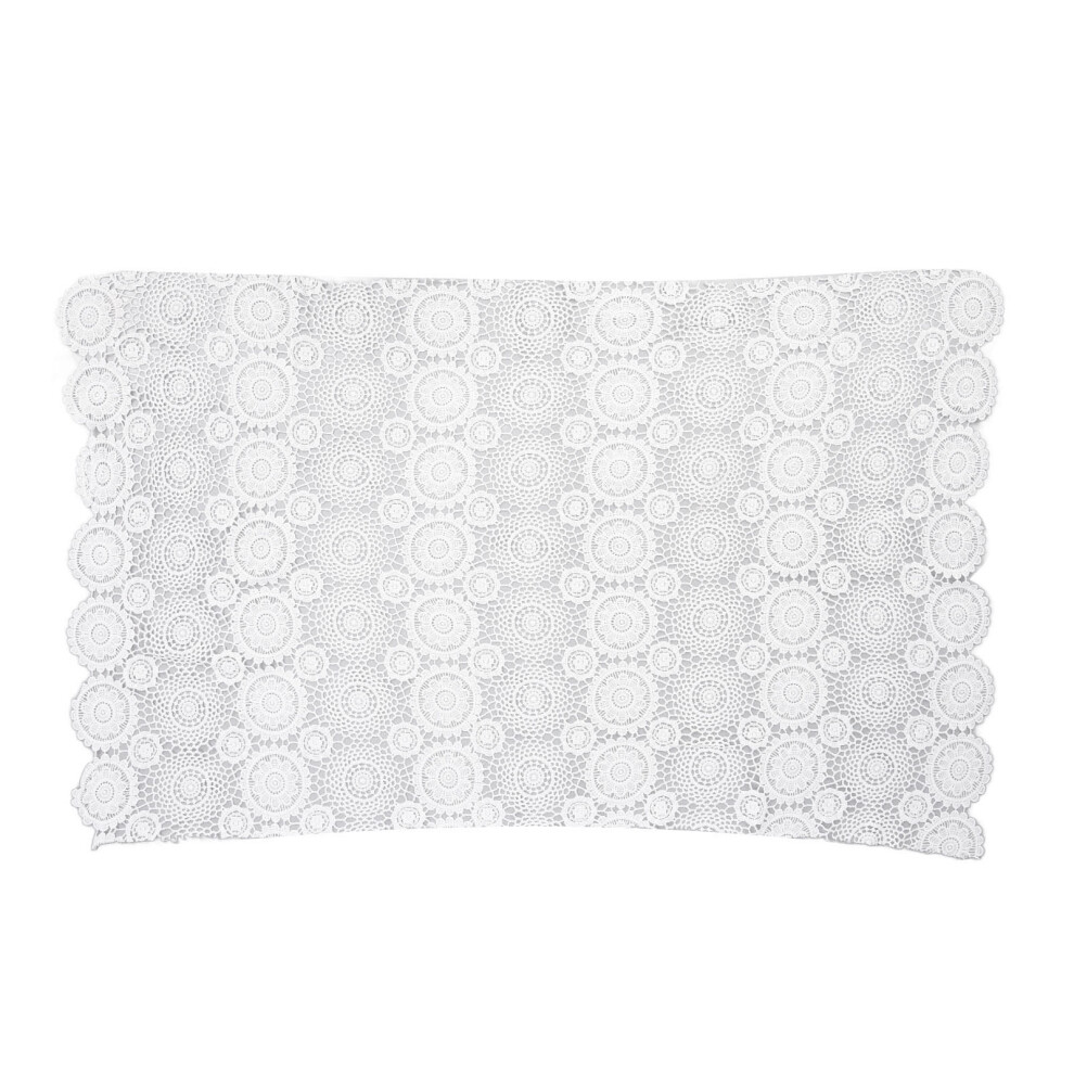 (White) Newborn Shoot Wrap Lace Blanket With Headband For Baby Photography White