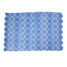 (Blue) Neugeborenen-Fotoschale mit Spitze und Stirnband