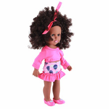 14-Zoll-Afroamerikanische-Puppe für Mädchen 3-7