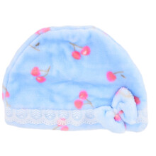 (Blue Free Size) Mutterschaftskappe Frottee Warm Nachgeburt Blau Einheitsgröße