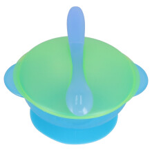(Blue) Baby-Saugnapf-Set PP lebensmittelecht spülmaschinengeeignet