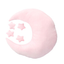 (Pink) Baby-Fotografie Mondkissen, weich, für Neugeborene, Grau