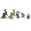 (5pcs) Simuliertes Krokodil-Modellset 5pcs lebensechte Wildtier-Spielzeuge 1