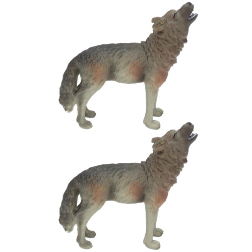 Lebensechtes Wolf-Plastikmodell, Spielzeug, Geschenk
