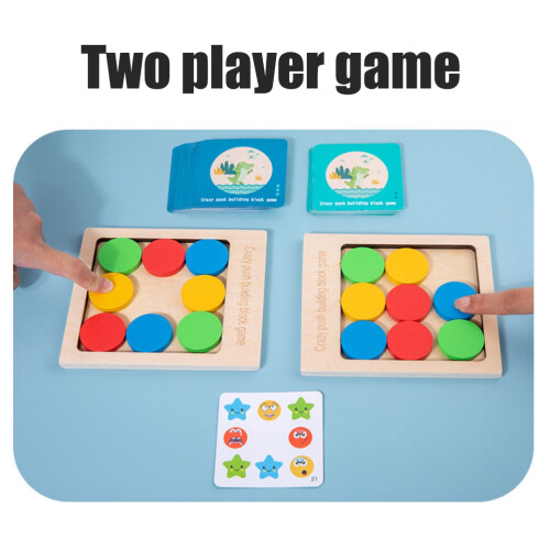 Lustiges Schiebespiel Holzpuzzle für Kinder 2