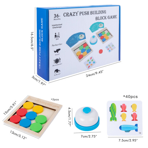Lustiges Schiebespiel Holzpuzzle für Kinder 1