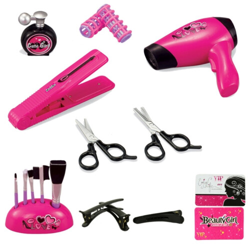 Makeup rollenspel set kapsalon pop met föhn 2