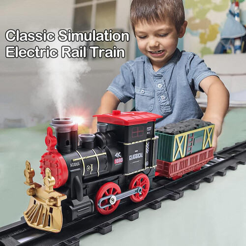 Treno Natale Gioco con Luci e Suoni Retro 2