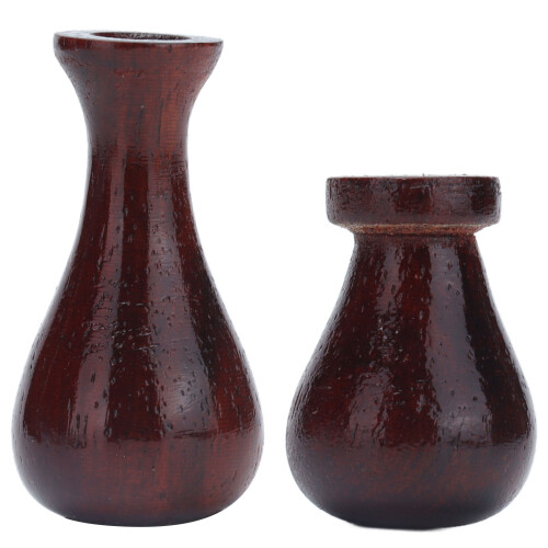 Vaso 1:12 Casa delle Bambole Legno Noce Retro