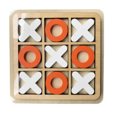 Holz-XO-Brettspiel interaktiv Schach Puzzle Lernspielzeug