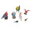 (Bird Model Set) 7pcs Cute Lifelike Budgerigar Macaw Bird Figurines 2