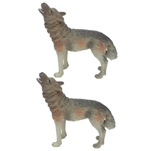 Lebensechtes Wolf-Plastikmodell, Spielzeug, Geschenk 2
