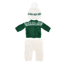 (Green) Neugeborenes Weihnachtskostüm Mohair Hut Shorts Grün