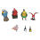 (Bird Model Set) 7pcs Cute Lifelike Budgerigar Macaw Bird Figurines 3