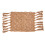 (Light Tan) Babyfotokarpet Hanf mit Quasten 1