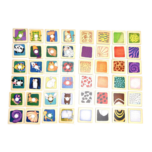 Holz-Tier-Memory-Puzzle für Kleinkinder 1