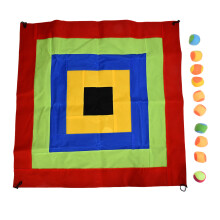 (Square Shape) Selbstklebendes Dartbrett Set, Stoff, quadratisch, für Kinder