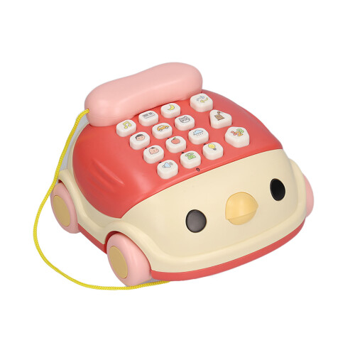(Pink) Babyspielzeug Telefon Huhn 3+ 1