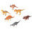 (6 Pcs Hollow Dinosaur) 6x Dinosaurier-Modellset Kinder 3+ 4